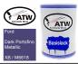 Preview: Ford, Dark Portofino Metallic, XB / M6618: 500ml Lackdose, von ATW Autoteile West.
